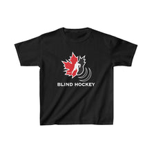 Load image into Gallery viewer, Youth Canadian Blind Hockey Heavy Cotton Tee
