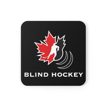 Load image into Gallery viewer, Canadian blind hockey coaster 
