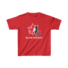Load image into Gallery viewer, Youth Canadian Blind Hockey Heavy Cotton Tee
